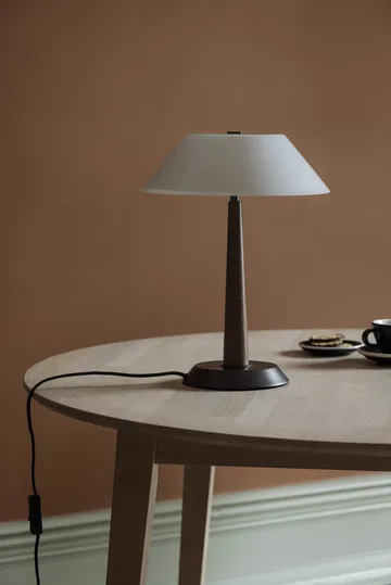 Ligna bordlampe - Brunbejdset, Ø29x39,2 cm - Globen Lighting