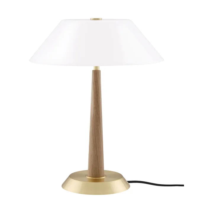Ligna bordlampe - Eg-råmessing, Ø29x39,2 cm - Globen Lighting