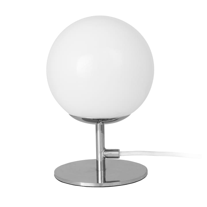 Luna bordlampe hvid ledning - Chrome-white - Globen Lighting