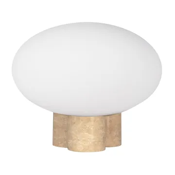 Mammut bordlampe Ø28 cm - Travertin - Globen Lighting