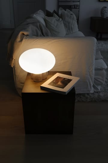 Mammut bordlampe Ø28 cm - Travertin - Globen Lighting