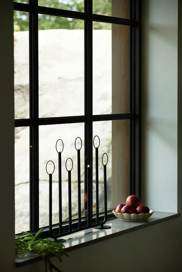 Natale 7 adventslysestage - Sort - Globen Lighting