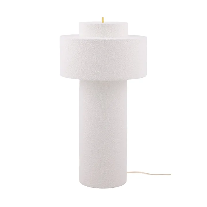 Noah gulvlampe - Hvid bouclé, Ø45x88 cm - Globen Lighting