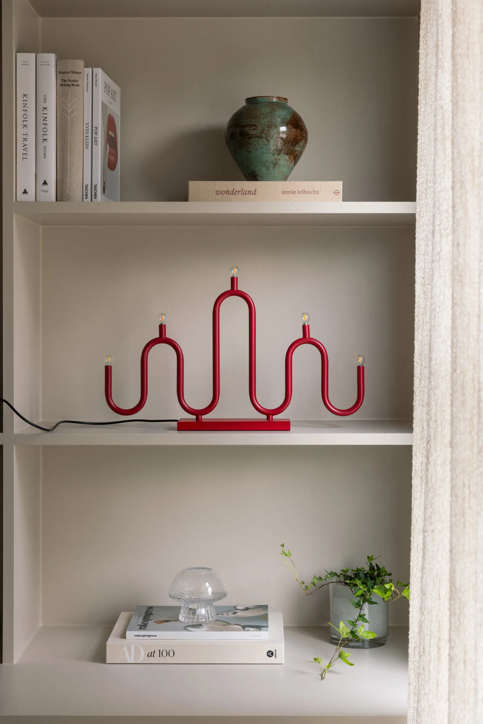 Noel 5 adventslysestage, Rød Globen Lighting