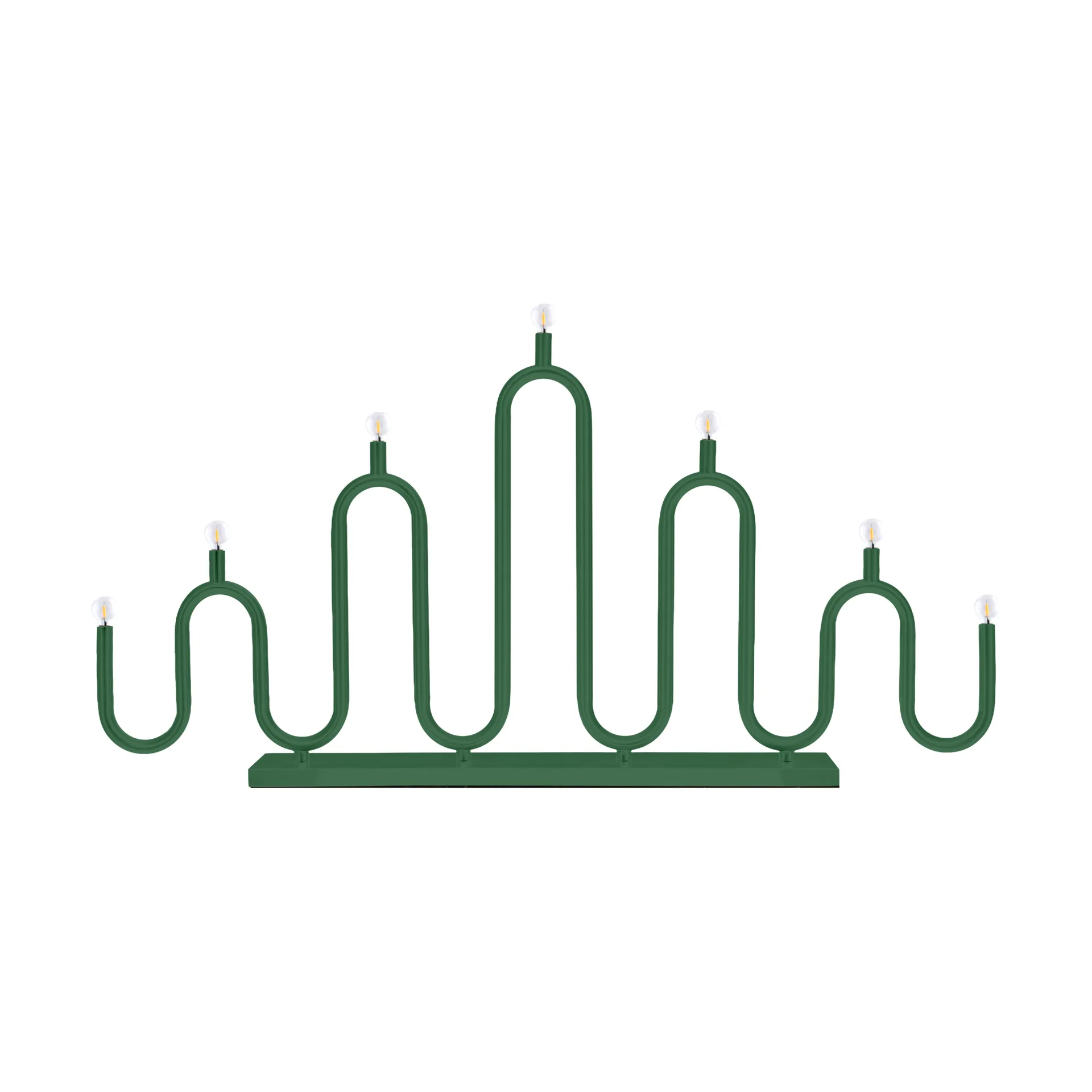 Noel 7 adventslysestage, Grøn Globen Lighting