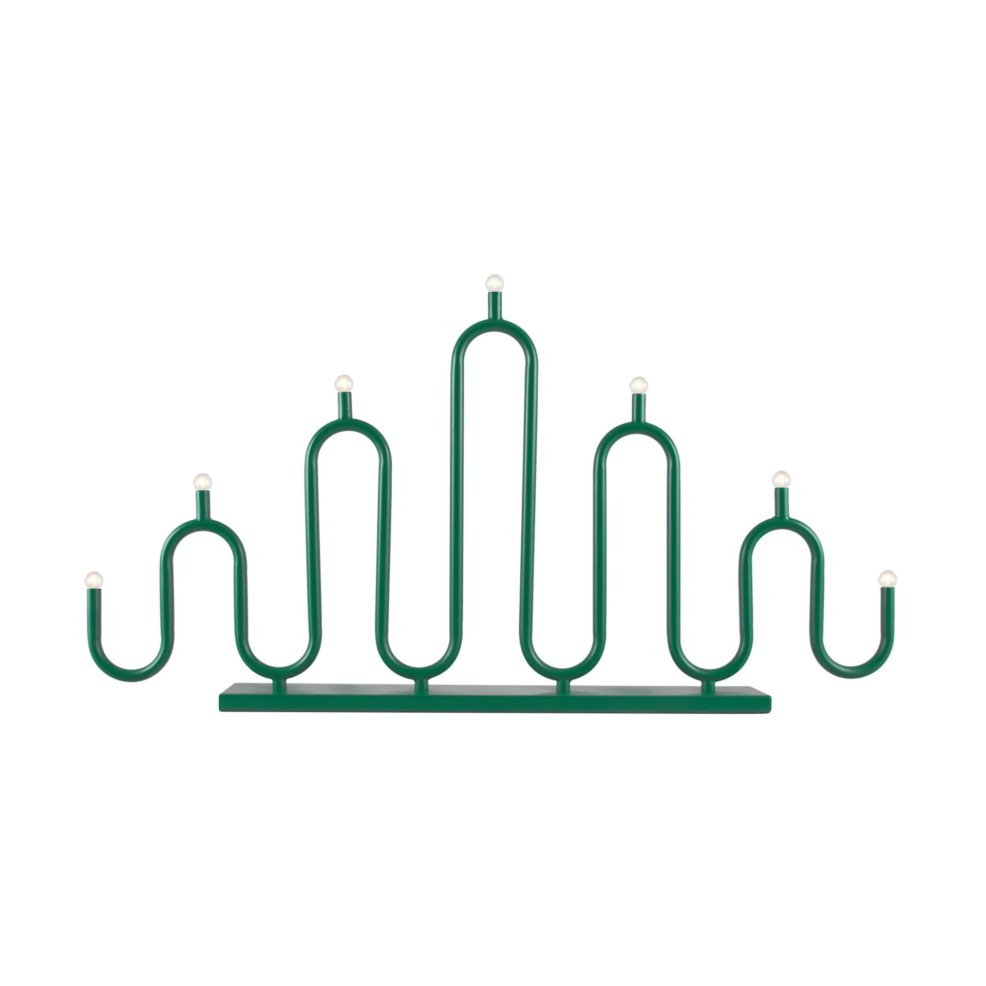 Noel 7 adventslysestage, Grøn Globen Lighting