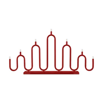 Noel 7 adventslysestage - Rød - Globen Lighting