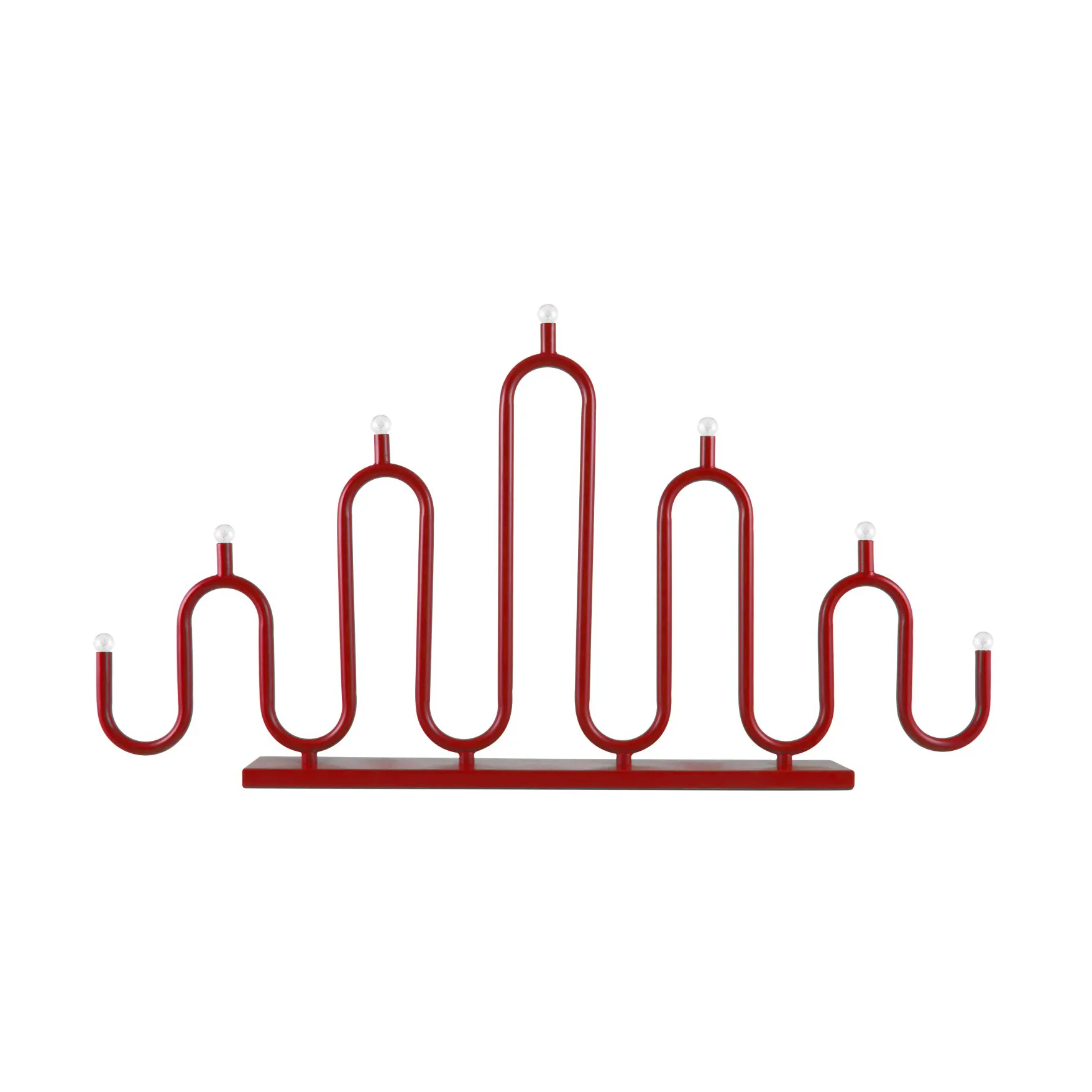 Noel 7 adventslysestage, Rød Globen Lighting