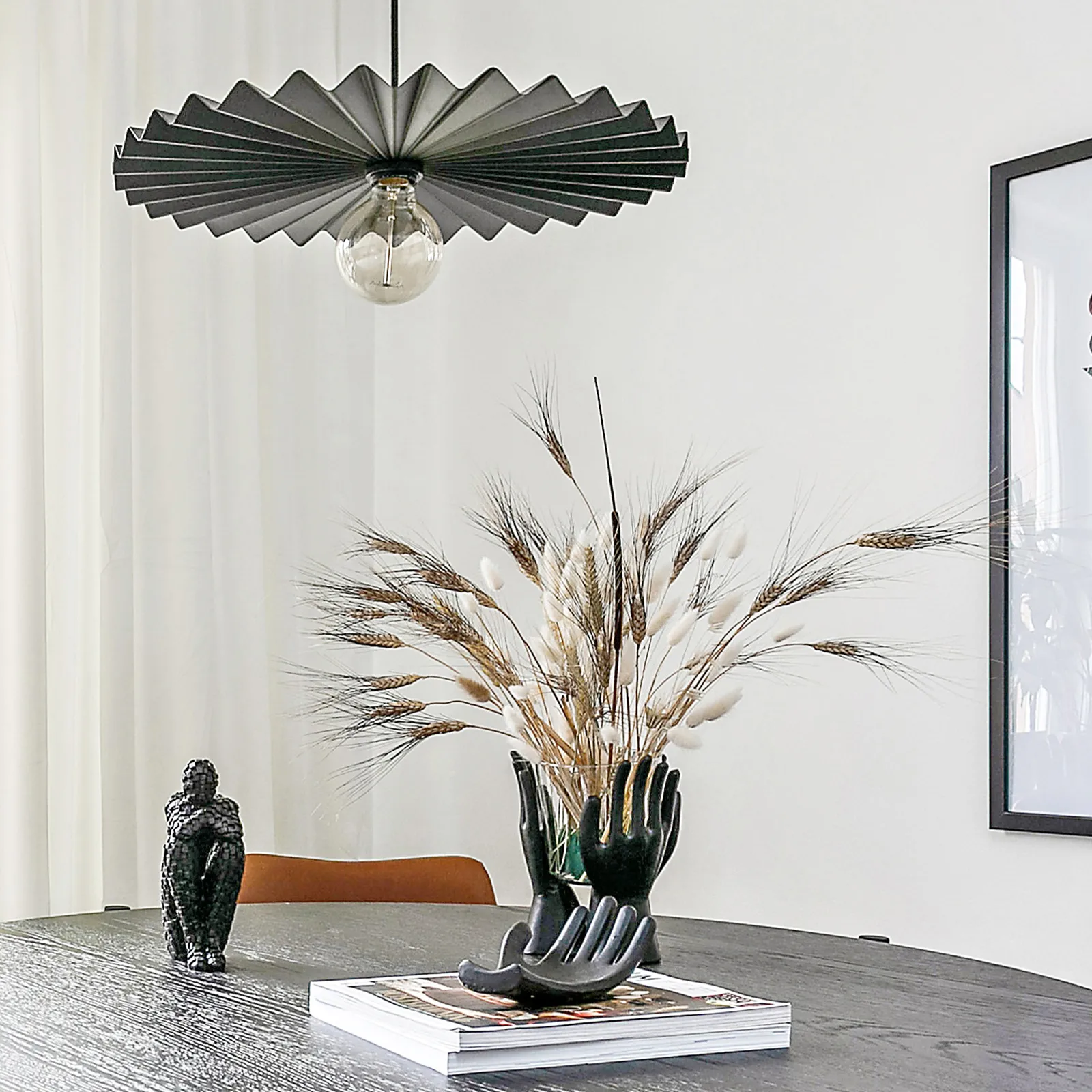 Omega pendel 50 cm, Sort Globen Lighting