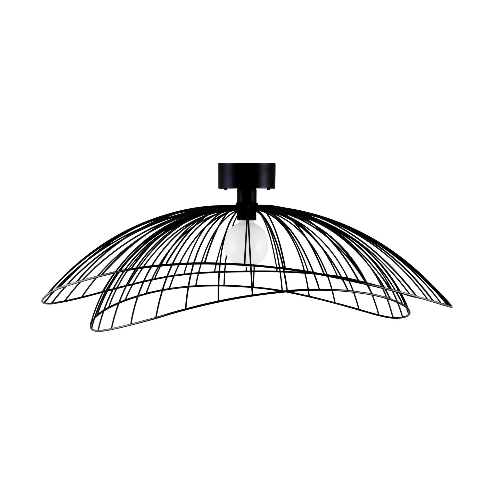 Ray loftlampe Ø85 cm, Sort Globen Lighting