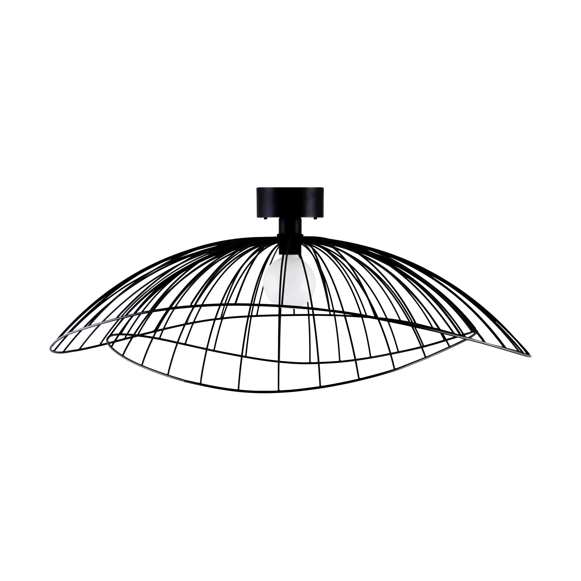 Ray loftlampe Ø85 cm, Sort Globen Lighting