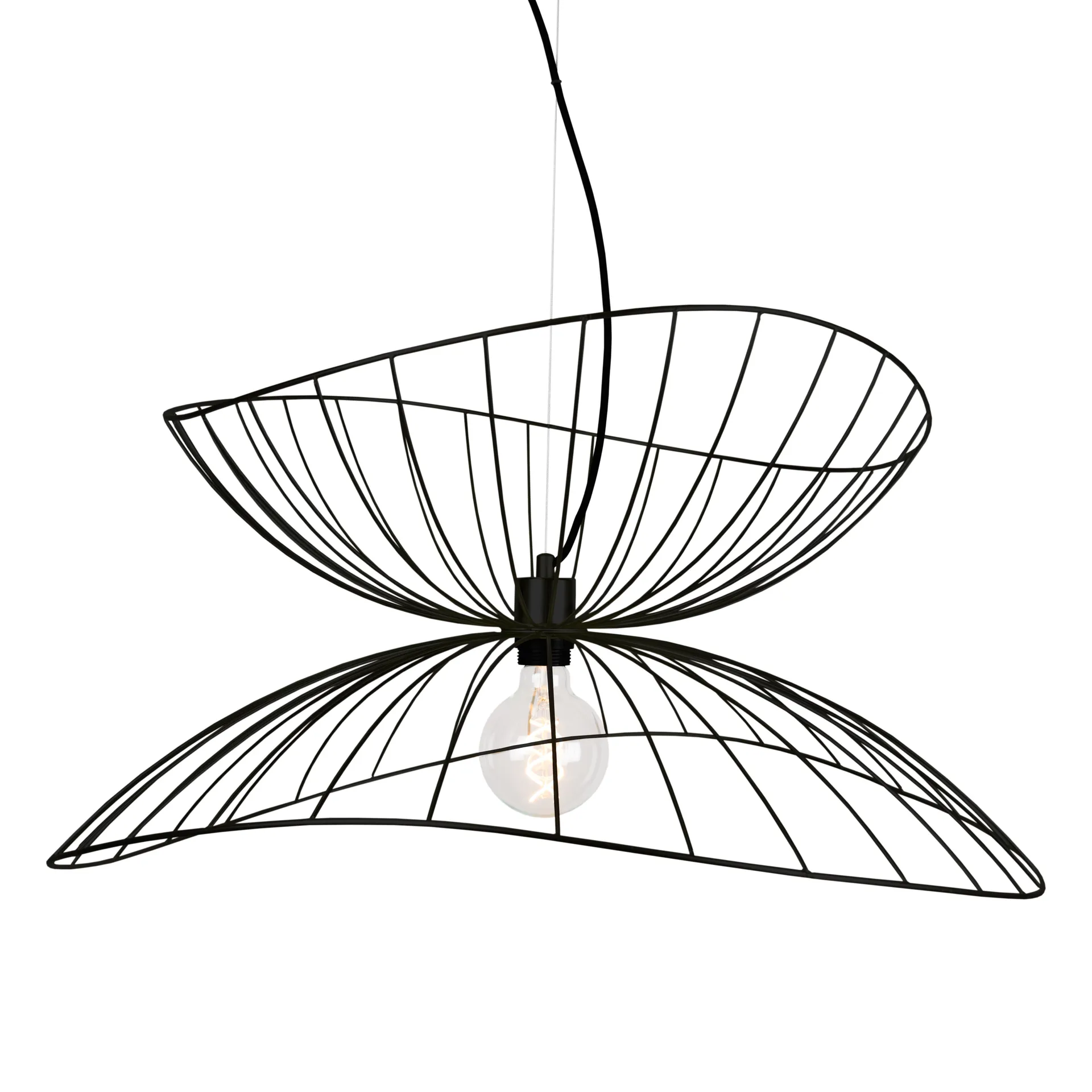 Ray loftslampe Ø70 cm, sort Globen Lighting