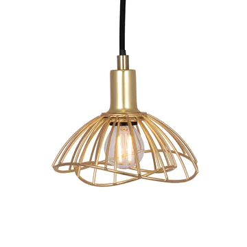 Ray pendel mini Ø16 cm - Børstet messing - Globen Lighting