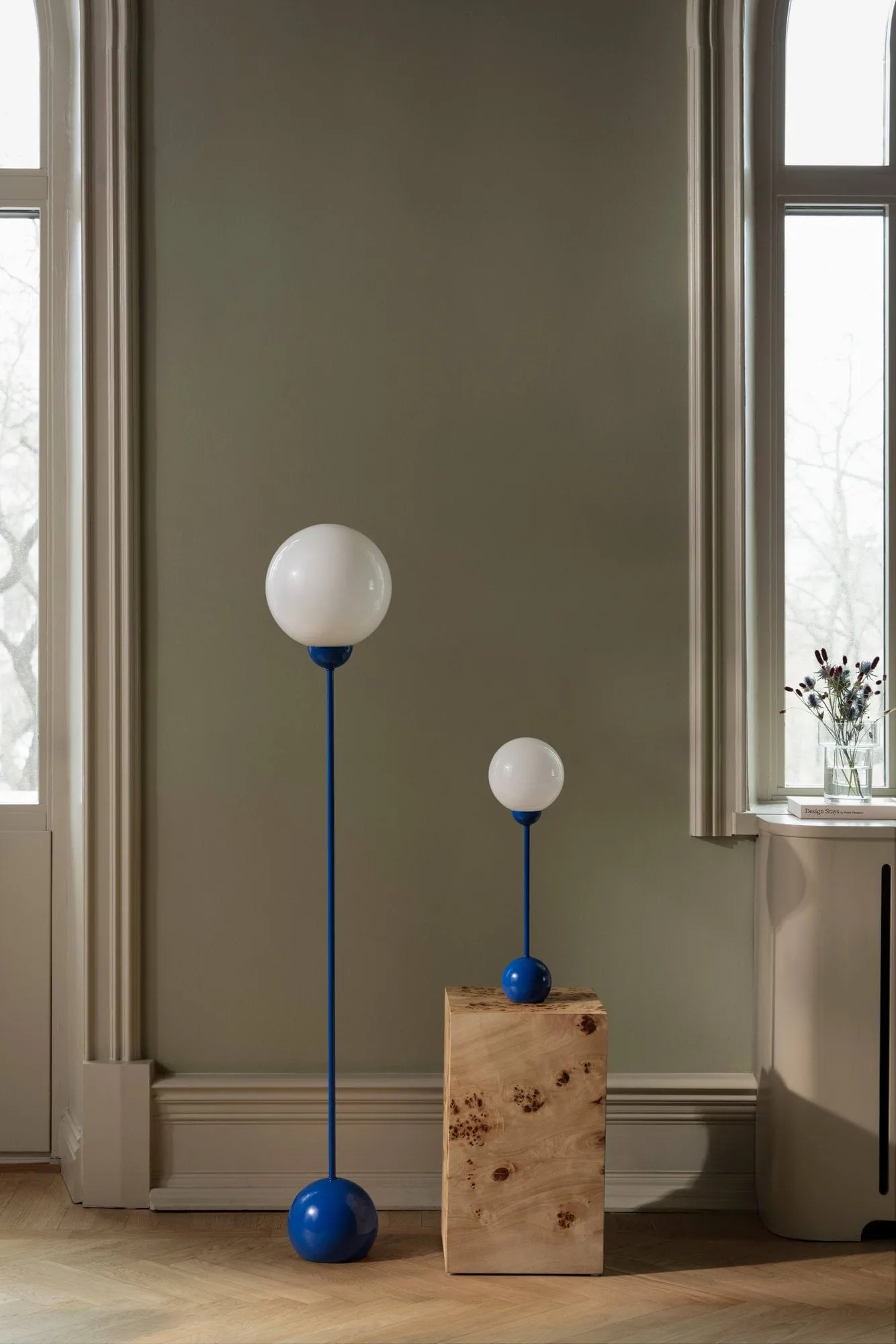 Ripley bordlampe, Blå, 52 cm Globen Lighting