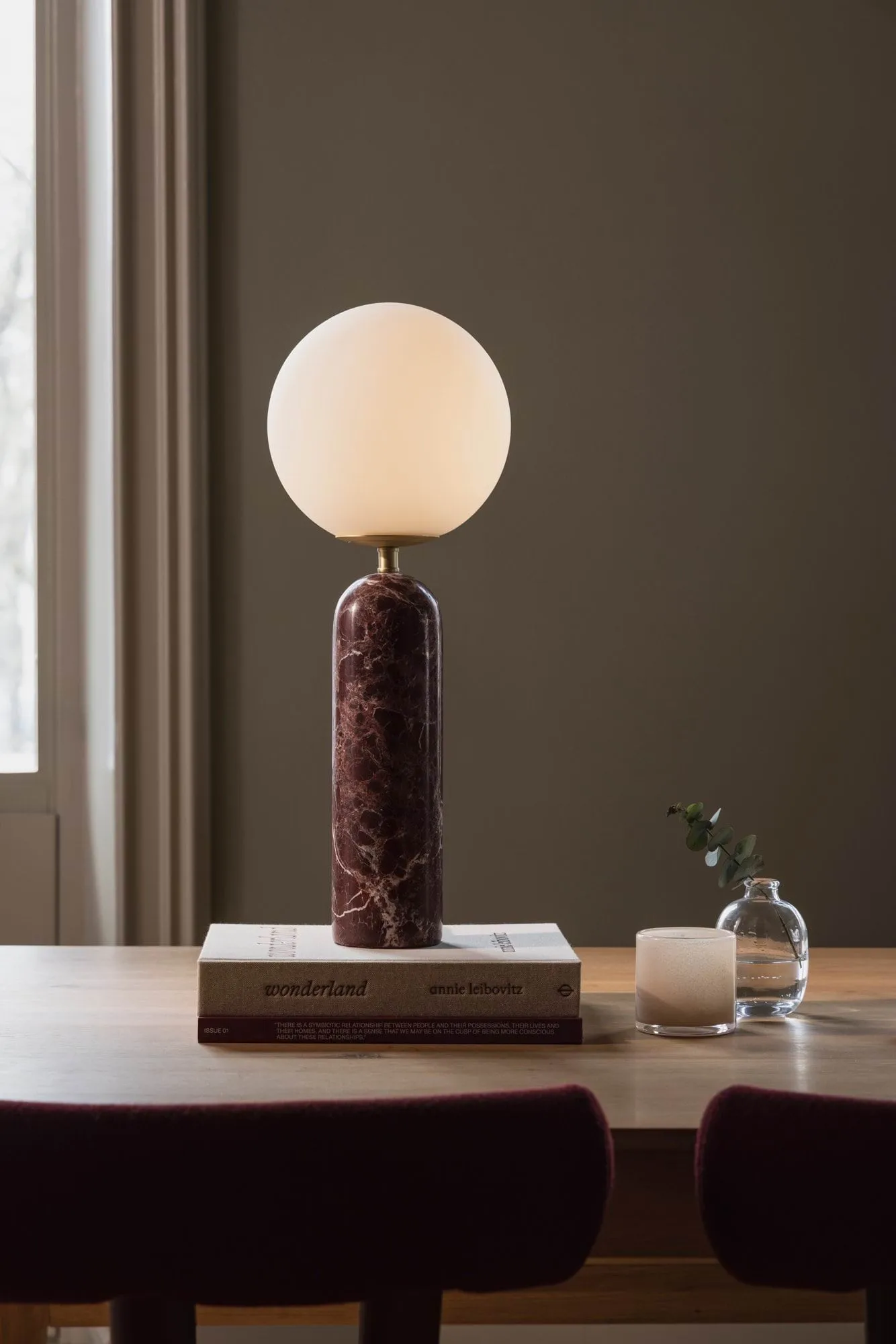 Torrano bordlampe, Rosso levanto Globen Lighting