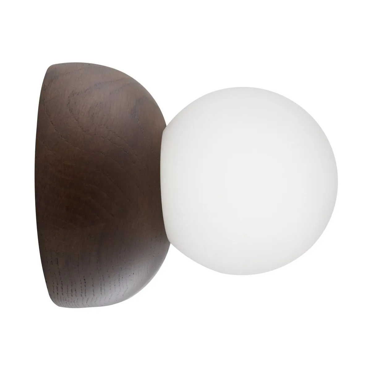 Torrano væglampe/plafond 13 cm, Brunbejdset eg Globen Lighting