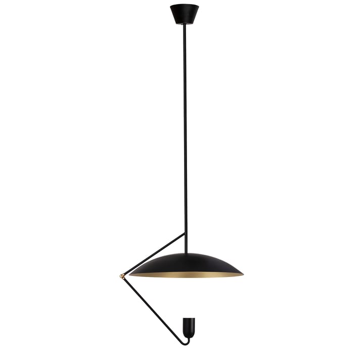 Undercover pendel 50 cm - Sort/Børstet messing - Globen Lighting