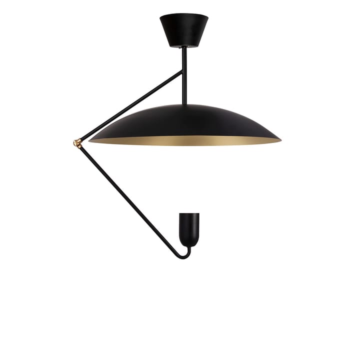 Undercover pendel 50 cm - Sort/Børstet messing - Globen Lighting