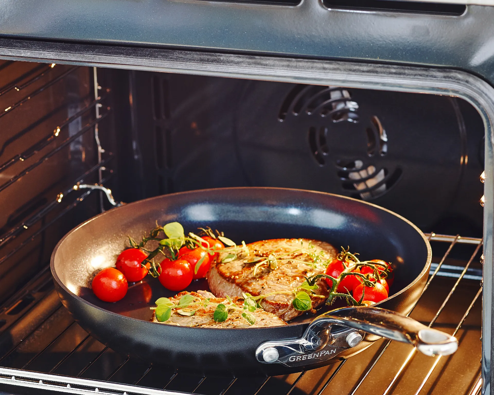 Barcelona stegepande, 28 cm GreenPan