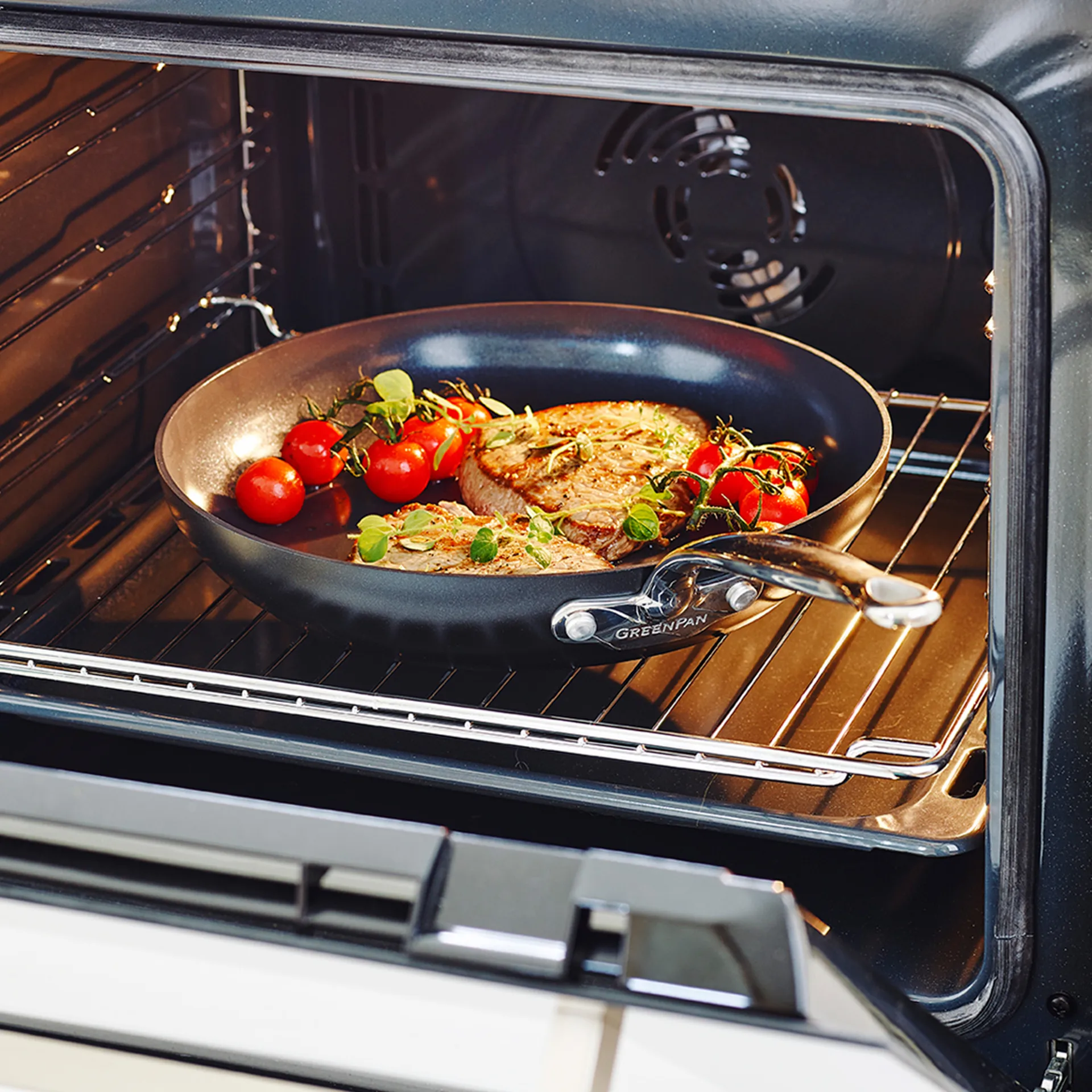 Barcelona stegepandesæt, 20 + 28 cm GreenPan