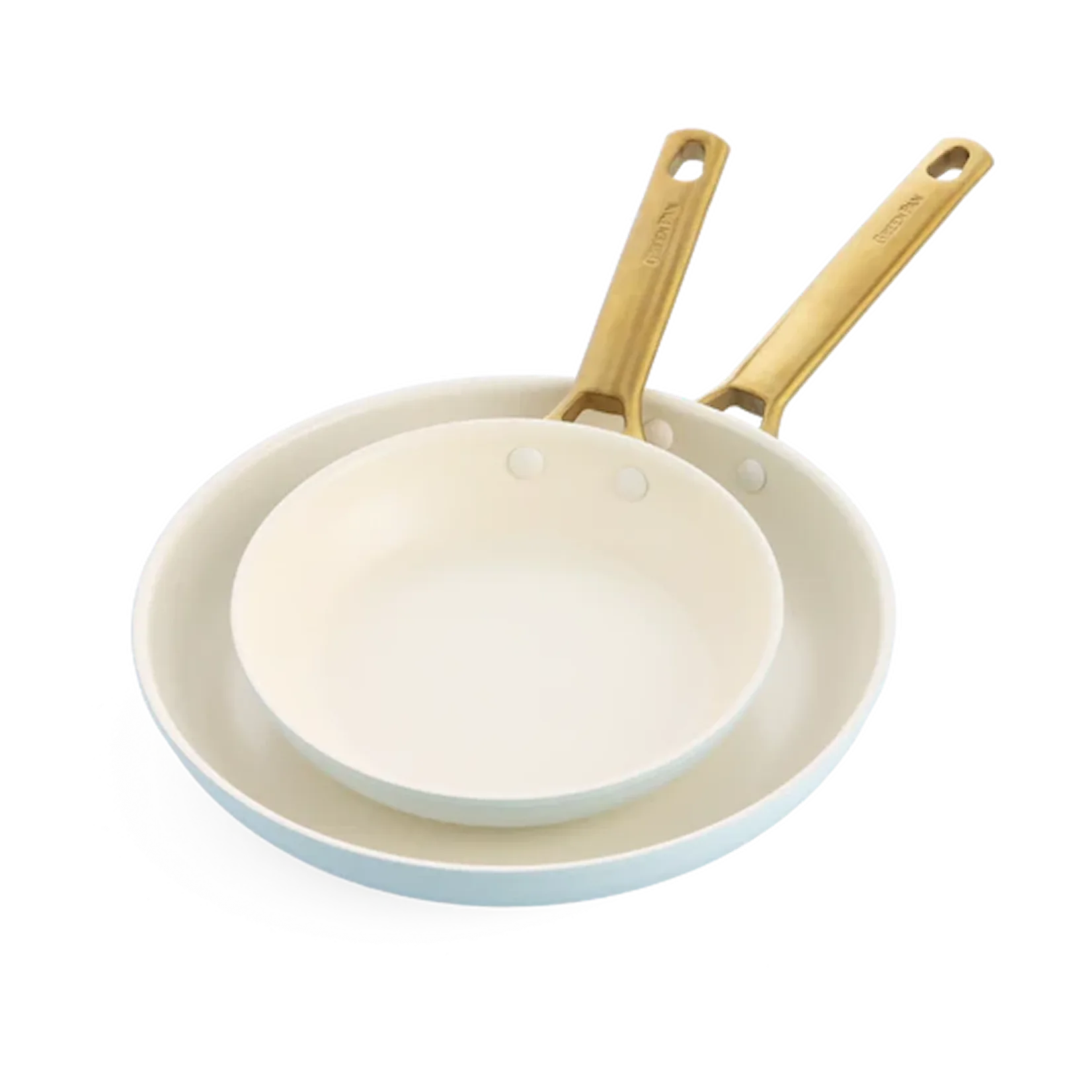 Padova stegepandesæt 20 + 26 cm, Light blue GreenPan