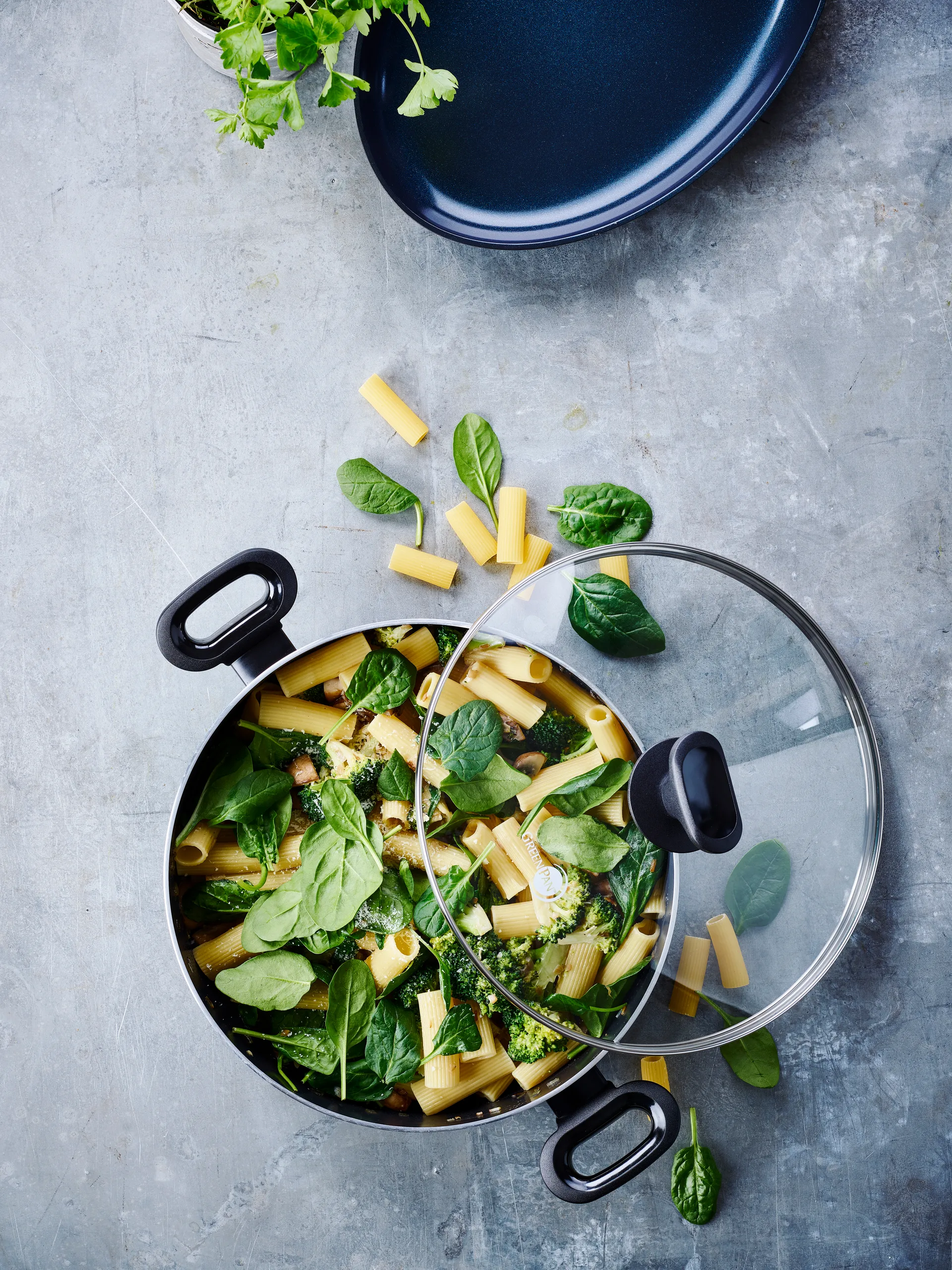 Torino sauterpande med låg, 28 cm GreenPan