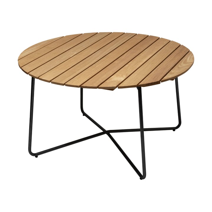 9A spisebord - Olieret eg-sort, Ø120 cm - Grythyttan Stålmöbler