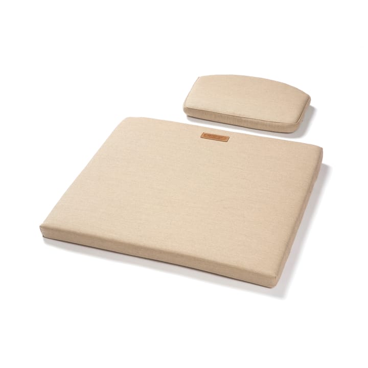 A3 hyndesæt nakke/siddehynde - Sunbrella beige - Grythyttan Stålmöbler