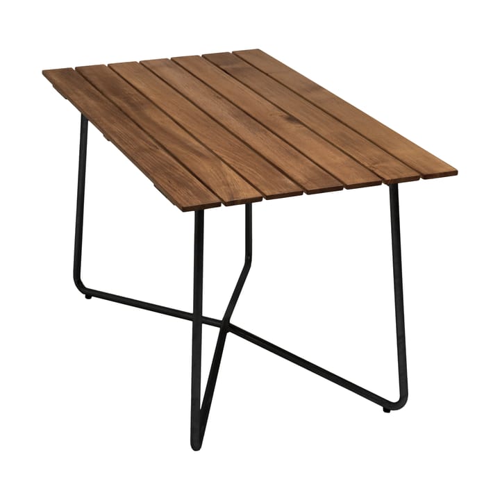 B25A bord - Ubehandlet teak-sort - Grythyttan Stålmöbler