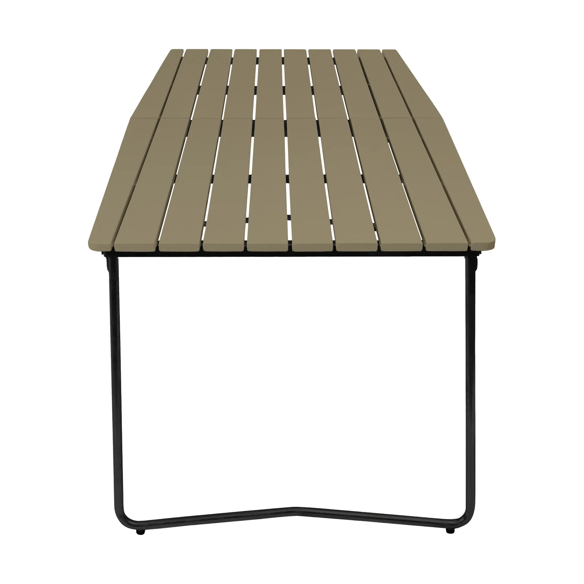 B31 spisebord, Lysegrøn eg-sort Grythyttan Stålmöbler