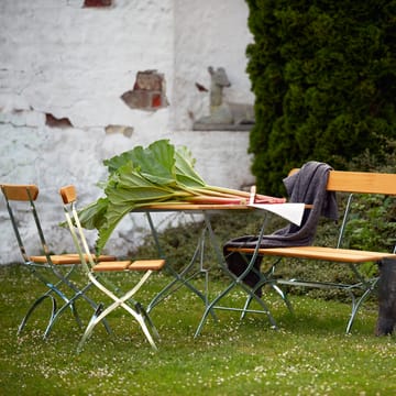 Bryggerisofa - Teak-varmforzinket stativ - Grythyttan Stålmöbler