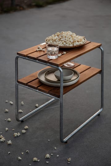 Grythyttan sidebord - Teak-varmforzinket stativ - Grythyttan Stålmöbler