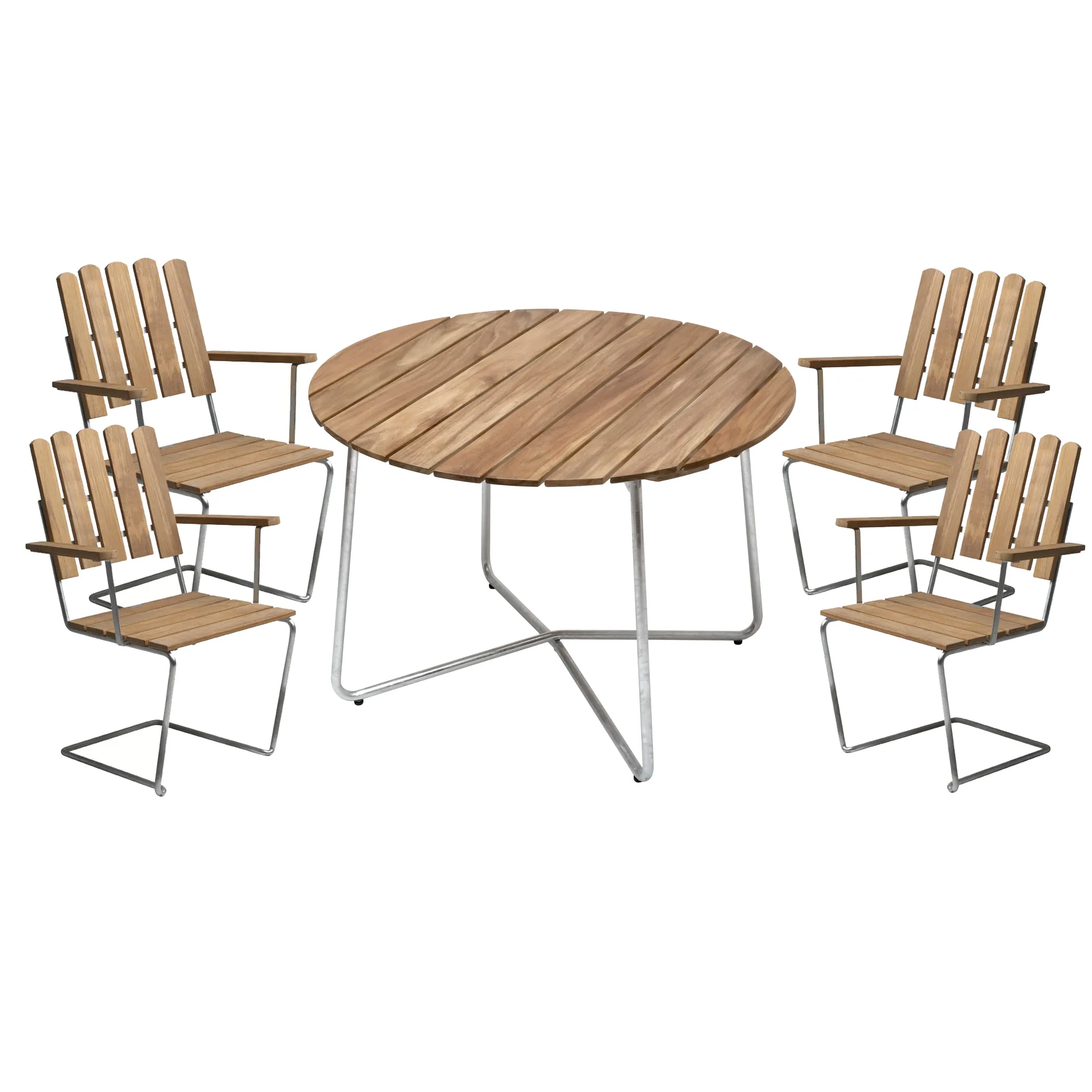 Grythyttan Stålmöbler Grythyttan spisegruppe ø100 cm - teak