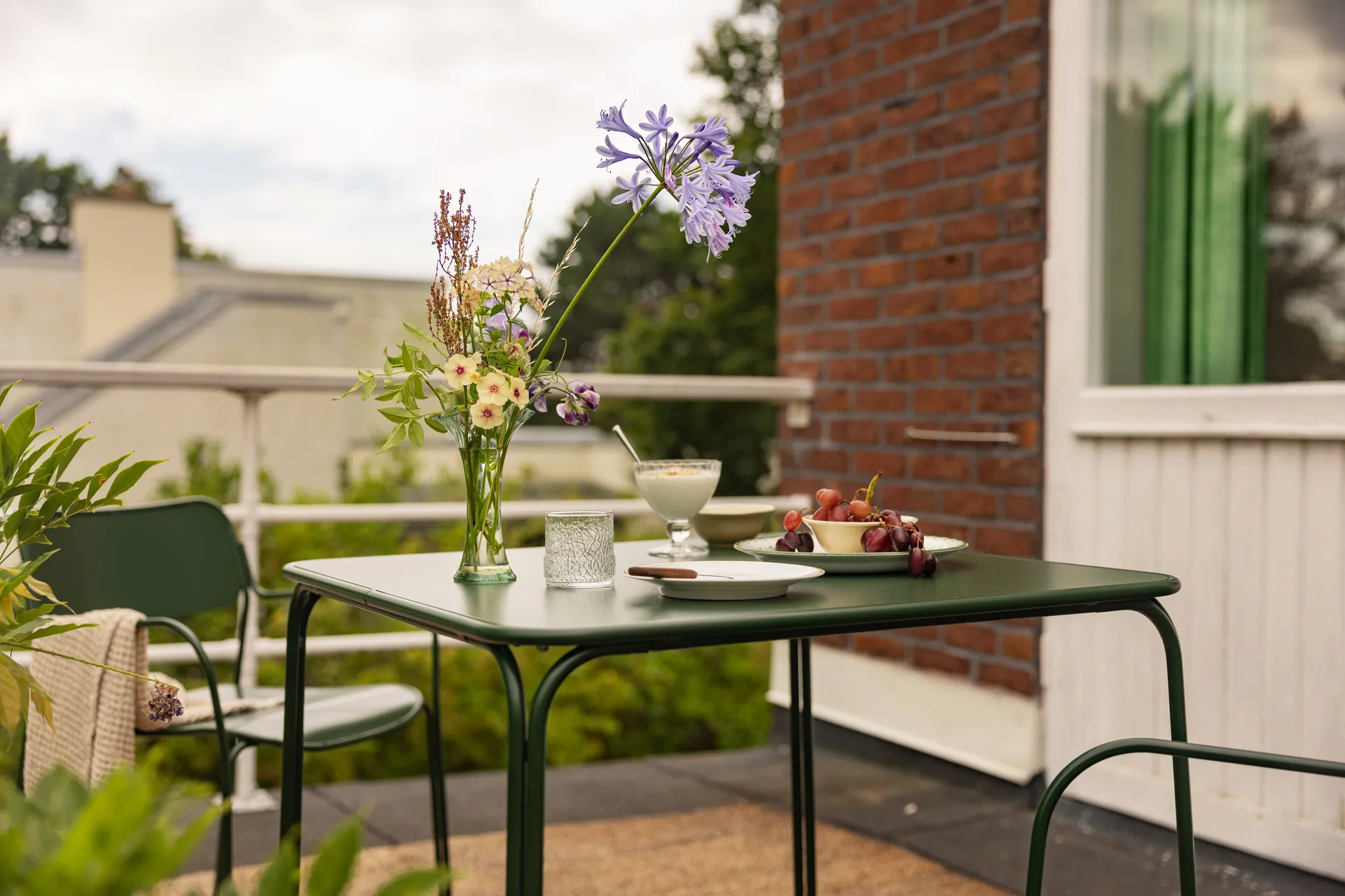 Libelle bord, Grøn Grythyttan Stålmöbler