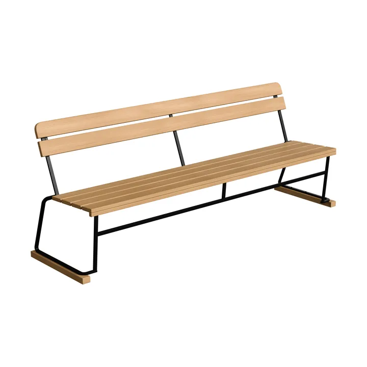 Soffa 5 - Oliebehandlet eg-sort stålskelet - Grythyttan Stålmöbler