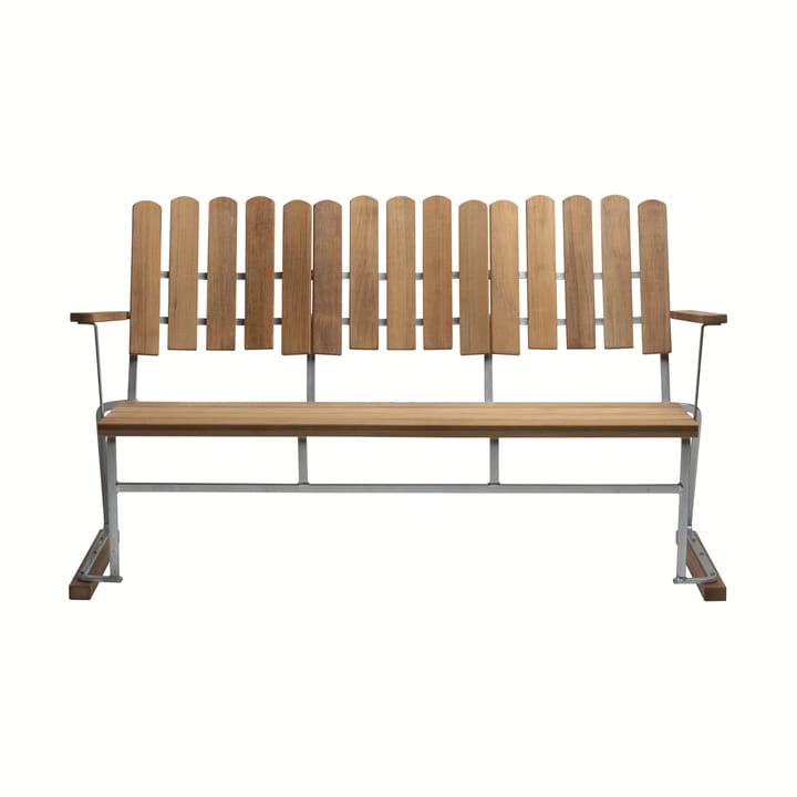 Soffa 6, Teak-varmforzinket stativ Grythyttan Stålmöbler