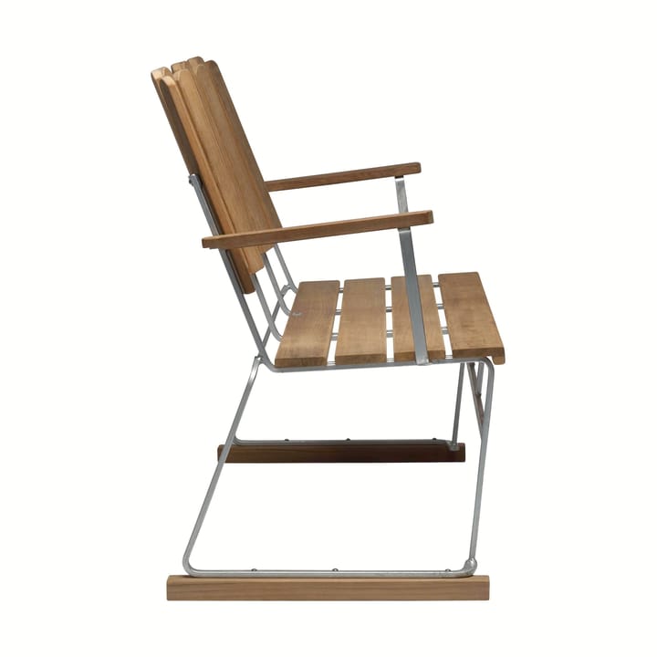 Soffa 6, Teak-varmforzinket stativ Grythyttan Stålmöbler