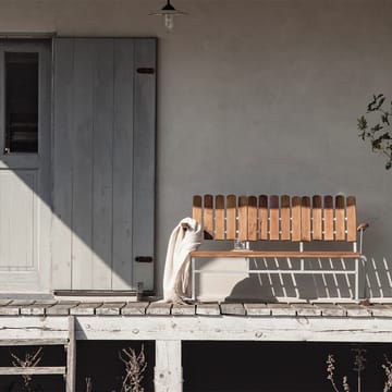 Soffa 6 - Teak-varmforzinket stativ - Grythyttan Stålmöbler