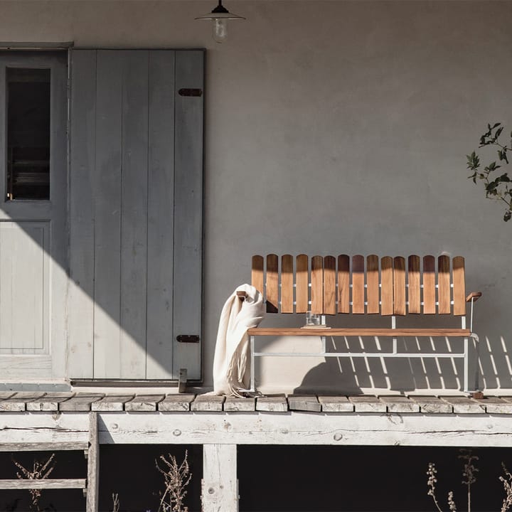 Soffa 6, Teak-varmforzinket stativ Grythyttan Stålmöbler