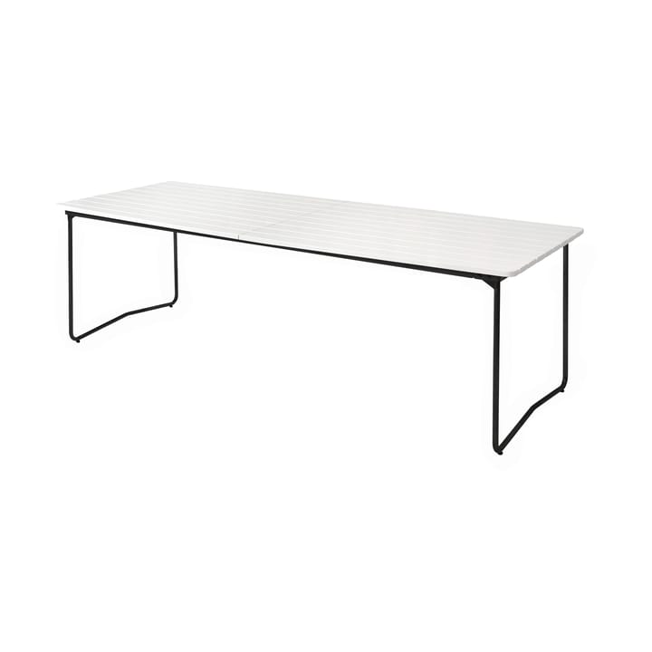 Table B31 spisebord 230 cm, Hvidlakeret eg-sort Grythyttan Stålmöbler