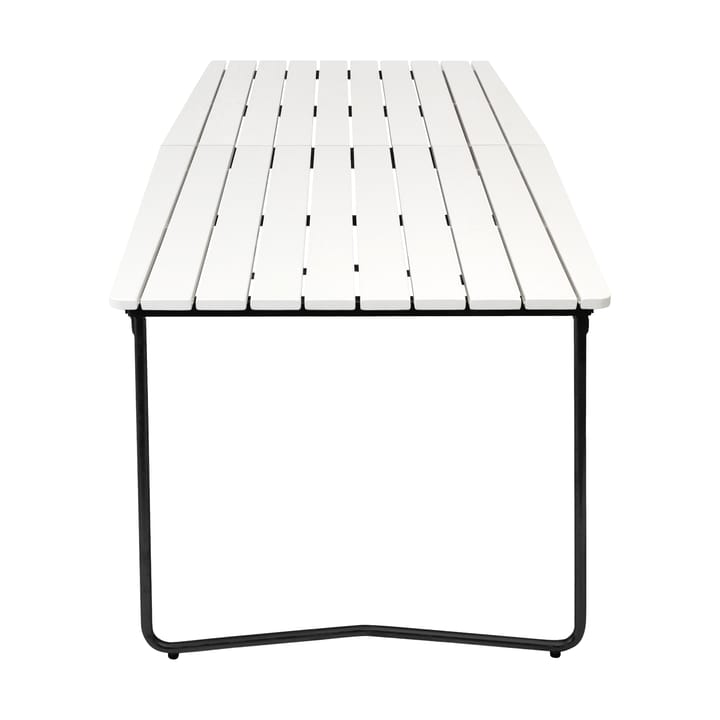 Table B31 spisebord 230 cm, Hvidlakeret eg-sort Grythyttan Stålmöbler