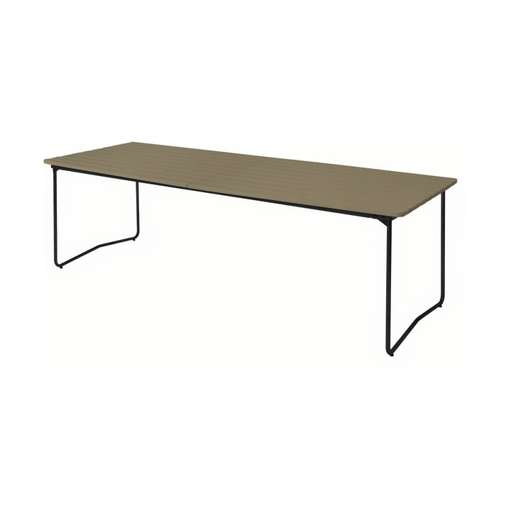 Table B31 spisebord 230 cm, Lysegrøn eg-sort Grythyttan Stålmöbler