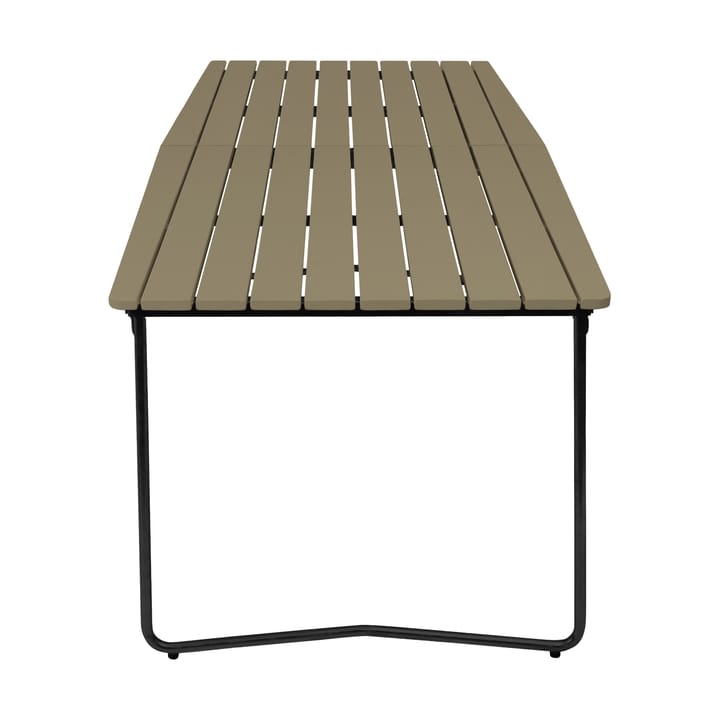 Table B31 spisebord 230 cm, Lysegrøn eg-sort Grythyttan Stålmöbler