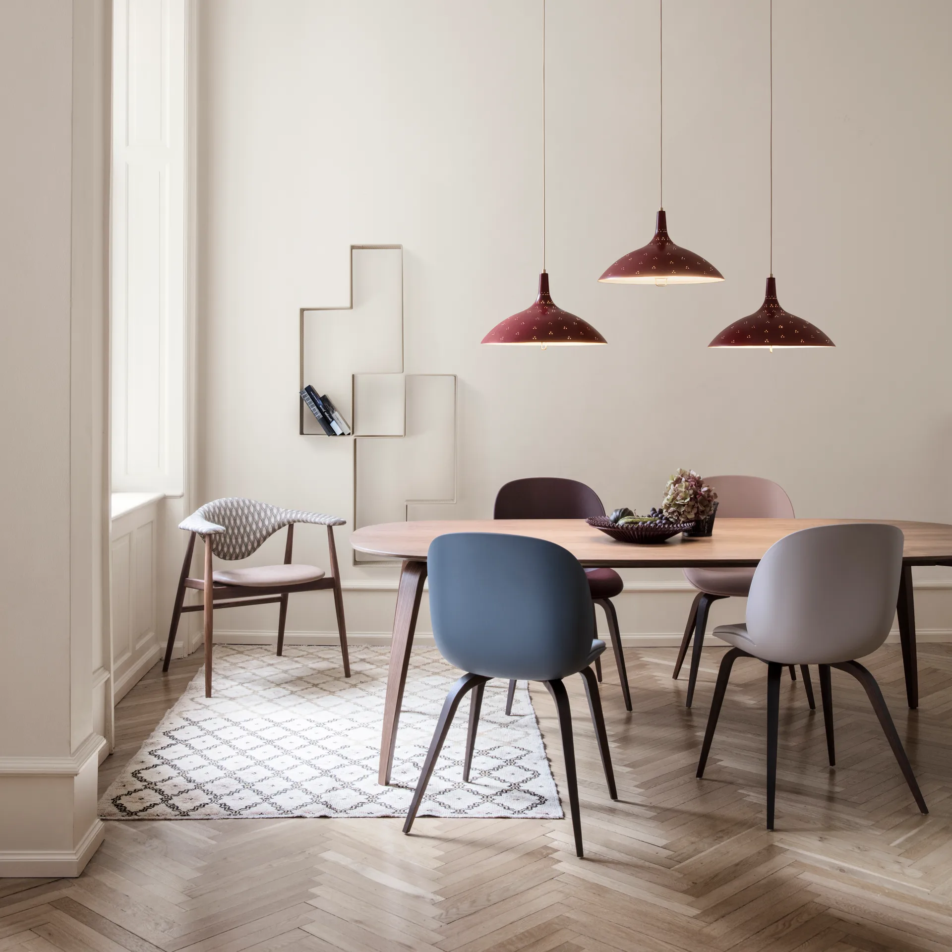 1965 pendel lampe, Chianti red GUBI