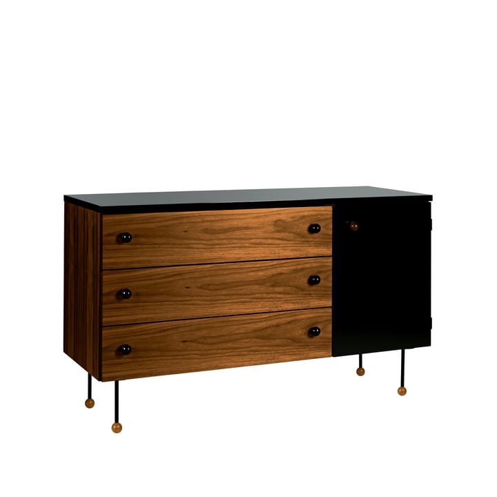 62 Dresser kommode, american walnut, 3 skuffer GUBI