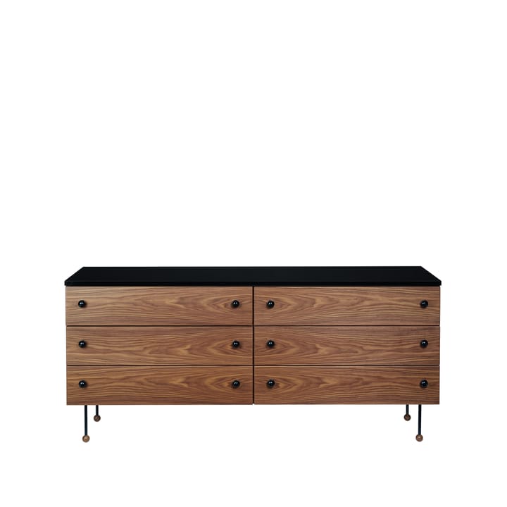 62 Dresser kommode - american walnut, 6 skuffer - GUBI