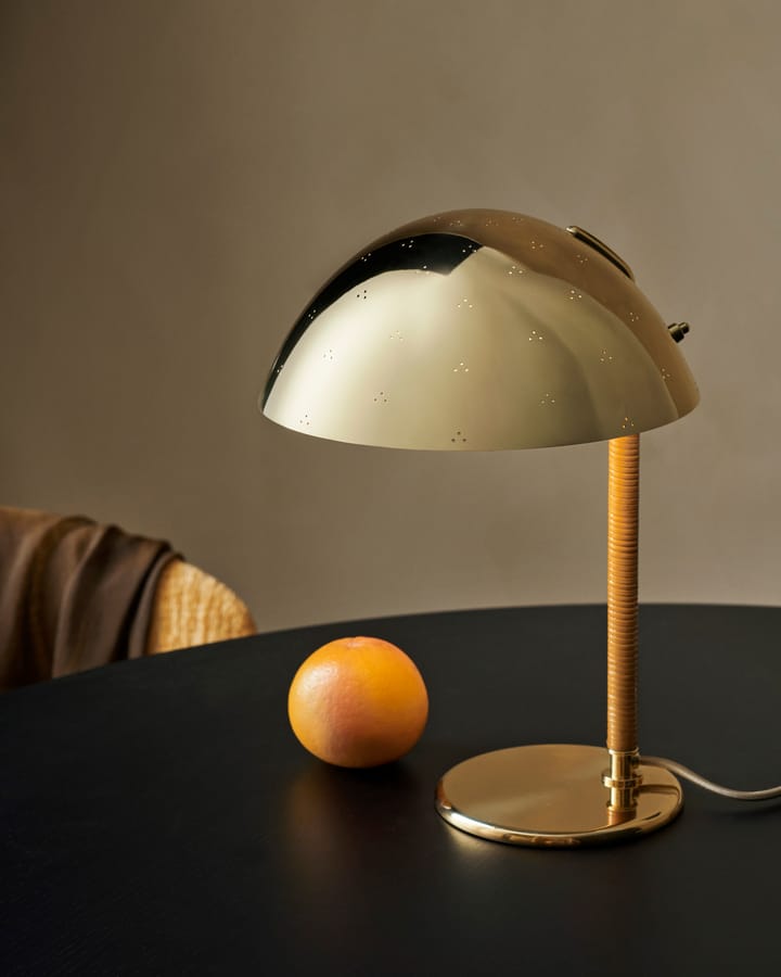 9209 bordlampe, Messing/Rattan GUBI