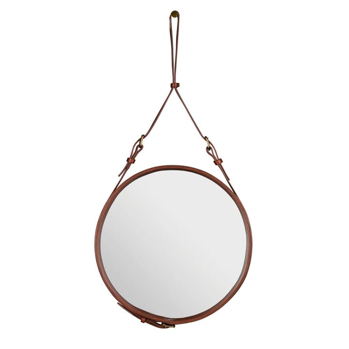 Adnet Circulaire spejl S - brun - Gubi