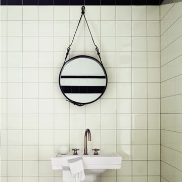 Adnet Circulaire spejl S - sort - GUBI
