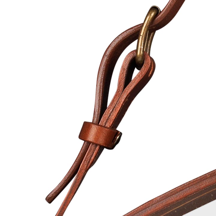 Adnet rundt spejl, brown, large GUBI